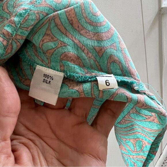 Amaya 100% Silk Embroidered Blouse Tunic - Picture 5 of 11